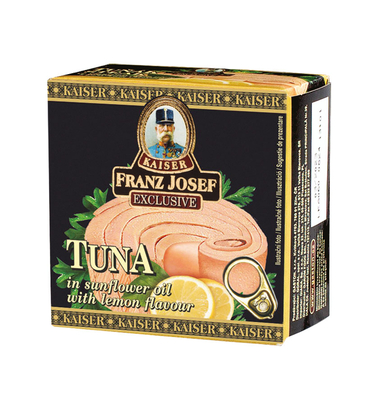 Tonhal szelet napraforgóolajban citrom ízesítéssel 80g